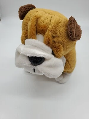Ganz Webkinz Tan Bulldog 8" Plush Stuffed Animal Toy No Code - Image 1 of 4