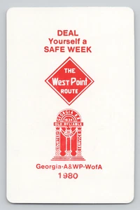 Swap Card Georgia Railroad The West Point Route 1980 King of Diamonds Treni - Foto 1 di 2