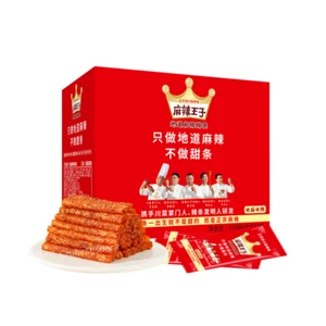 550g (30 Small Bags Included) Super Spicy Hot Strips Sticks Chinese Latiao Snack - Picture 1 of 4