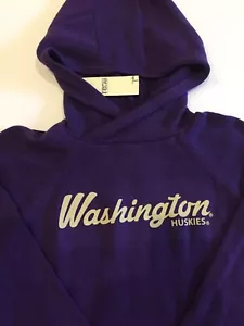 Washington Huskies Renu Women's Crossover Hoodie Sweater Size Med NWT - Picture 1 of 4