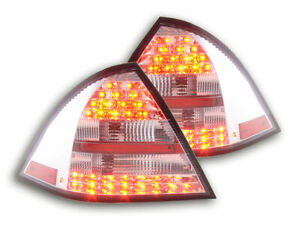 LED Rückleuchten Set passend für Mercedes C-Klasse W203 Limo Bj. 01-04 rot/klar