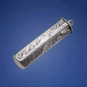Austrian Vienna Art Deco Hallmarked 900 Silver Lipstick - Picture 1 of 17