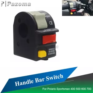 Interruptor de parada de luz de haz Hi Lo para manillar se adapta a Polaris Sportsman 400 500 600 700 - Imagen 1 de 12
