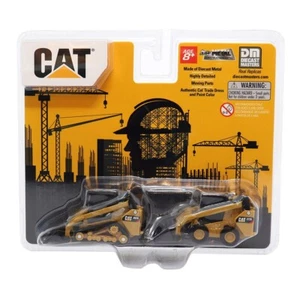 1:64 DIECAST MASTERS *CATERPILLAR CAT* 272D2 Skid Steer 297D2 Compact Loader NIP - Picture 1 of 3