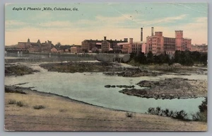 Eagle & Phoenix Mills Columbus GA Georgia 1917 postcard D3 - Picture 1 of 2
