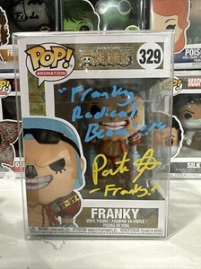 Funko Pop! One Piece - Franky #329 signiert von Patrick Seitz GCOA PopShield Rüstung - Bild 1 von 11