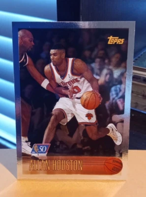 1996-97 Topps Basketball NBA 50th Foil Allan Houston #195 - Image 1 of 2