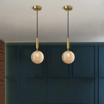 Glass Pendant Light Home Light Bar Ceiling Lamp Living Room Chandelier Lighting - Image 1 of 4