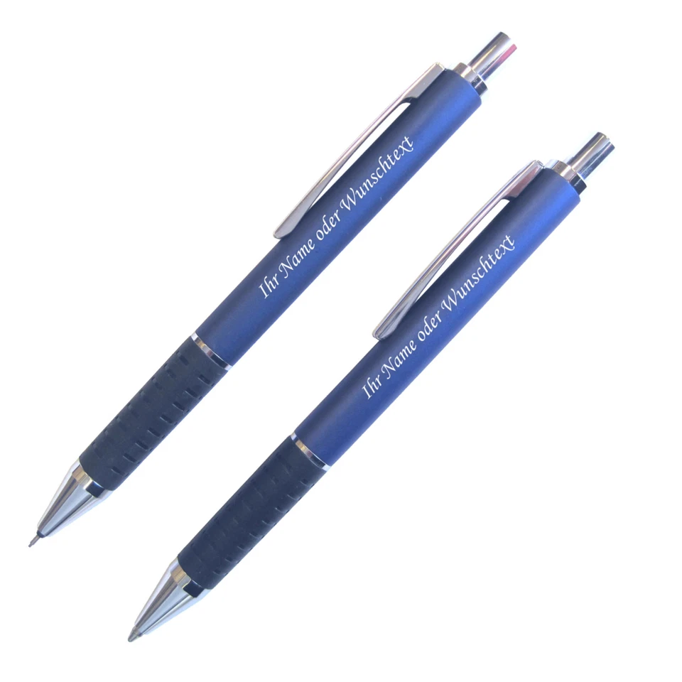 Alu-Softstar Schreibset SENATOR - mit Gravur personalisiert - Kuli + Bleistift - Bild 1 von 1