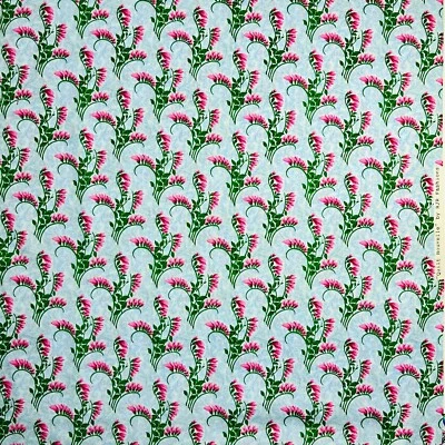 RJR Fashions Quilt Nouvelle Pink Coral Vine Floral Fabric 1 YARD 100% Cotton - Image 1 of 4