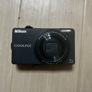 Nikon COOLPIX S6000 Digitalkamera schwarz - 14,2MP - 7x - HD - Top Zustand - Bild 1 von 4