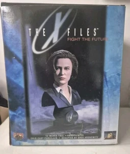 The X Files Dana Sulley Bust Vintage 1998 Porcelain Hand-Painted Legends In 3D - Picture 1 of 20