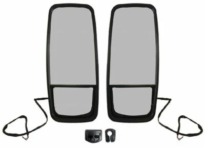 New Left & Right Heated Mirror PAIR FOR Mitsubishi FUSO FE130, FG4X4, FE160 Foto 1 de 3