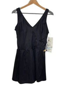 Vestido de baño Robby Len One Piece para mujer Plus 20W negro resistente al cloro - Imagen 1 de 9