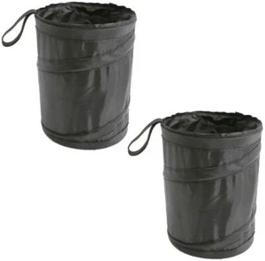 Car Trash Can Bag Portable Garbage Bin Foldable Waste Basket Rubbish Bin Storage - Picture 1 of 13