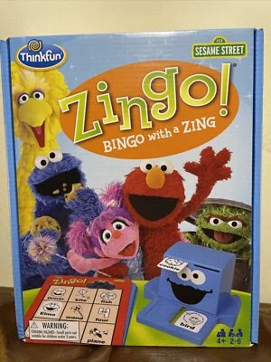 ZINGO! ThinkFun Sesame Street Bingo with a Zing  - Ages 4+ - Image 1 of 4