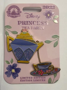 Aurora Disney Princess Tea Party Pin Set 2022 Sleeping Beauty LE 4000 - Picture 1 of 3