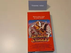 BLAZING SADDLES (VHS 1974) Mel Brooks, Cleavon Little, Gene Wilder, Slim Pickens - Picture 1 of 14