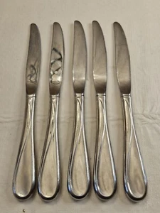 Oneida Flight Reliance Stainless Flatware Set of 5 Dinner Knives - Picture 1 of 5