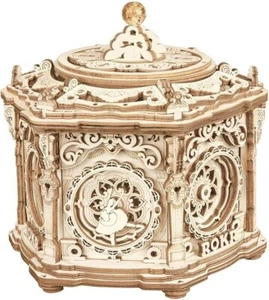 ROKR Secret Garden 3D Wooden Puzzle DIY Music Box Model Best Gift for Child Kids - Picture 1 of 13