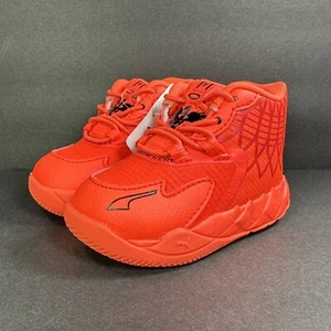 Puma MB.01 LaMelo Ball Sneakers Baby 5C Red Blast Orange Not From Here 385117-02 - Picture 1 of 11