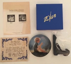Placa Pemberton & Oakes "Erik" miniatura Donald Zolan 3 1/4" #3640B certificado de autenticidad - Imagen 1 de 6
