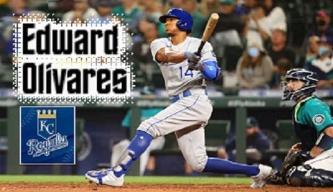 Edward Olivares Kansas City Royals Baseball Refrigerator Magnet #01 Cover