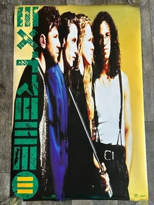 Poster vintage EXTREME Nuno Bettencourt Cherone tre lati capelli metallo roccia dura - Foto 1 di 5