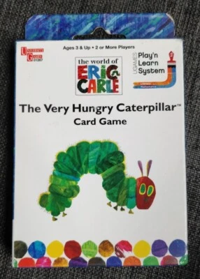 The Very Hungry Caterpillar Eric Carle Card Game Educational Play & Learn Food - Image 1 of 2