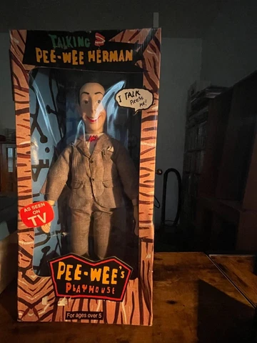 Talking Pee-Wee Herman doll in box Cover