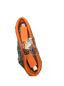 Genuine USB-C to USB-C cable 0.5m USB 3.1  PN:  100831487B.  Orange Colour - Picture 1 of 3