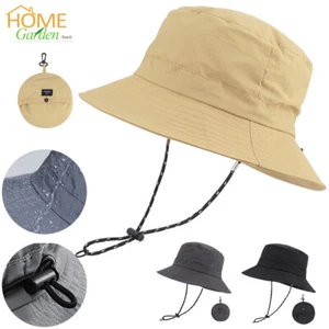 Waterproof Packable Bucket Hat Sun Protection Hiking Camping Beach Men Women Cap - Picture 1 of 14