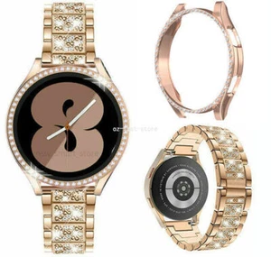 Bling Metal Band Strap /Case For Samsung Galaxy Watch 6 5 4 7 40/44mm Active2 - Picture 1 of 25