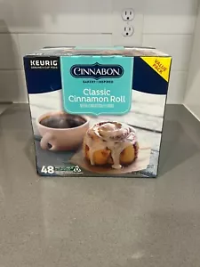 Cinnabon Classic Cinnamon Roll Keurig 48ct K-Cup Pods Kaffee BB 18.05.26 oder später - Bild 1 von 5