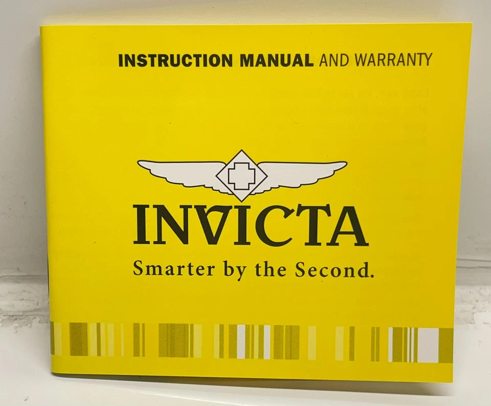 Invicta Instruction Manual - Image 1 of 1