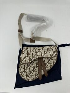 Mini sac de selle Dior x CACTUS JACK café/oblique jacquard NEUF