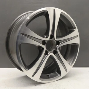 MERCEDES BENZ E CLASS 17" ALLOY WHEEL GREY DIAMOND CUT A2134011200 GENUINE X1 - Picture 1 of 17