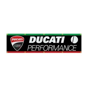 Ducati Banner Fahne Flagge flag 60*240cm Werkstatt Neu - Picture 1 of 3