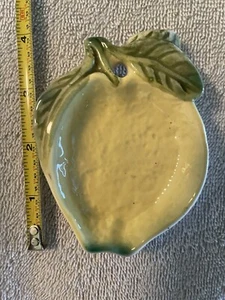 Vintage Keramik Zitrone Löffel Rest - Bild 1 von 3