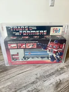 1984 Optimus Prime AFA 70 SEALED RARE Pepsi Sticker G1 Transformers Hasbro - Picture 1 of 14
