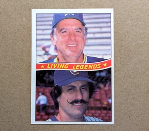 1984 DONRUSS LIVING LEGENDS, BASEBALL, GAYLORD PERRY/ ROLLIE FINGERS, #A, NRMT - Picture 1 of 2