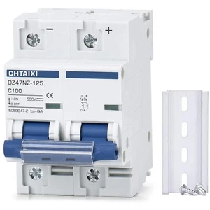 DC Leitungsschutzschalter, 2-polig 500V 100 Ampere Trennschalter für Solar PV Anlage - Bild 1 von 12
