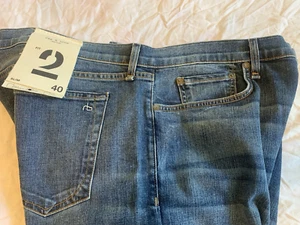 Rag & Bone Men's 40 Slim Fit 2 Denim Button Fly Blue Jeans ..made USA - Picture 1 of 10