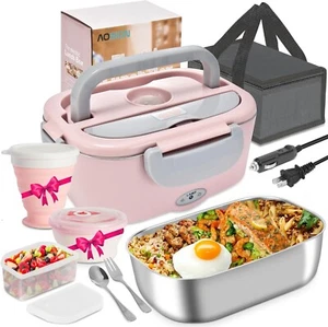 La Mejor Loncheras Para Comida Caliente Rapido Termica Electrica Mujer Hombre US - Picture 1 of 6