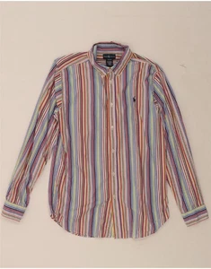 RALPH LAUREN Boys Shirt 15-16 Years XL Multicoloured Striped Cotton DQ86 - Picture 1 of 3