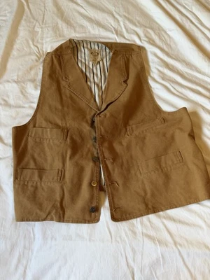 Vintage Wah Maker Frontier Vest Mens XL Western Cowboy Workwear USA - Image 1 of 3