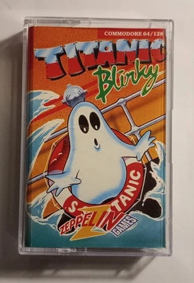 TITANIC BLINKY - RARE Zeppelin - Commodore 64 C64 - TESTED See photos - Image 1 of 4