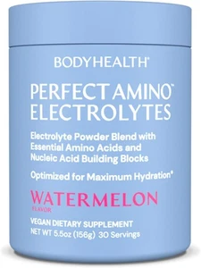 Bodyhealth Perfect Amino Electrolytes (Watermelon) 5.5oz/30 serving Exp: 03/2027 - Picture 1 of 3