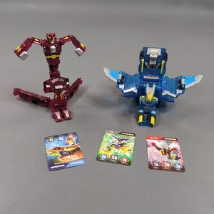 TURNING MECARD YOTA Jumbo & Babel Transformable Robot Car Toy Figures 3 Cards - Picture 1 of 9