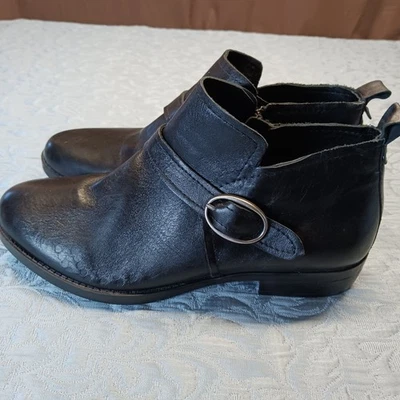 David Tate Mujer Maverick Impermeable Cuero Botín Arco Soporte Negro Talla 10M Foto 1 de 4